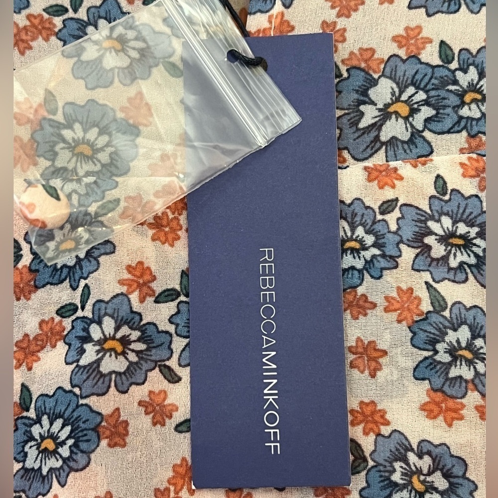 Rebecca Minkoff Floral Darcy Ruffle Dress M - Picture 7 of 8